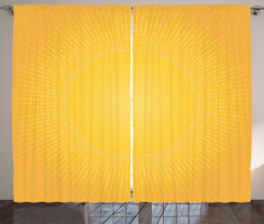 Modern Sunshine Circle Curtain