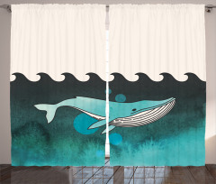 Whale near Palm Island Curtain