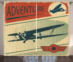 Adventure with Plane Curtain