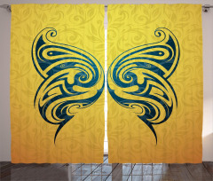 Tribe Design Butterfly Curtain