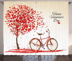 Heart Tree Bike Curtain