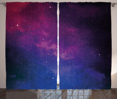 Stardust Space Rainbow Curtain