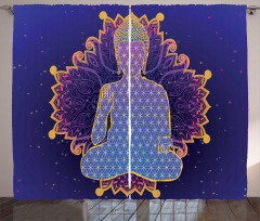 Yoga Ritual Karma Pose Curtain