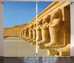 Hatshephut Building Photo Curtain