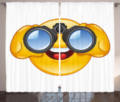 Smiley Face and Telescope Curtain