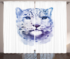 Leopard Wild Cat Curtain