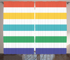 Rainbow Kids Pattern Curtain