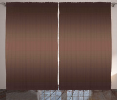 Digital Brown Room Curtain