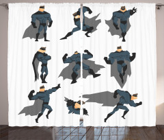 Superpowered Hero Curtain