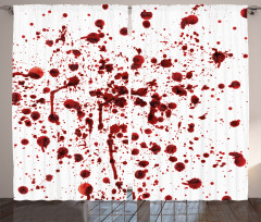 Splashes of Blood Scary Curtain