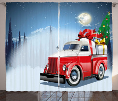 American Truck Gifts Curtain