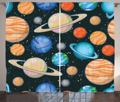 Galaxy Space Art Solar Curtain