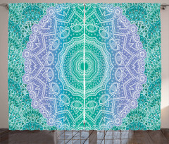 Mandala Geometric Curtain