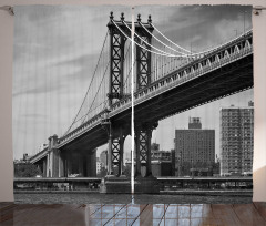 Bridge in New York City Curtain
