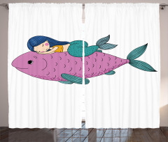 Baby Fish Kids Nursery Curtain