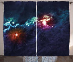 Cosmos Galactic Star View Curtain