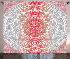 Ombre Mandala Boho Curtain