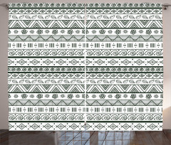 Aztec Patterns Curtain