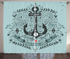 Vintage and Anchor Curtain