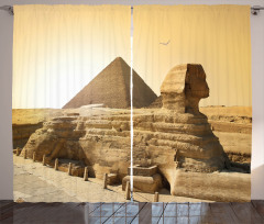 Egptian Pyramids Curtain