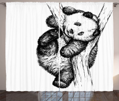 Little Panda Bear Curtain