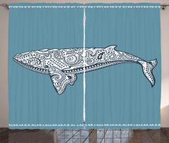 Embellish Whale Curtain