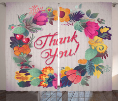 Thank You Words Ceramic Curtain