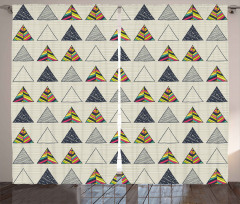 Abstract Triangle Curtain