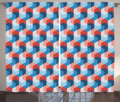 Mosaic Geometric Art Curtain