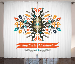 Design and Words Curtain
