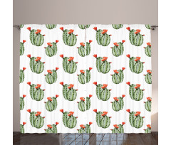 Cactus Plant Desert Curtain