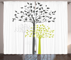 Mother Nature Trees Curtain
