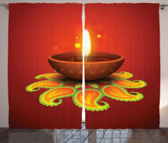 Diwali Design Curtain