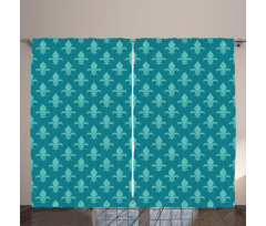 Retro Damask Pattern Curtain