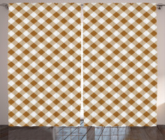 Cloth Pattern Geometric Curtain
