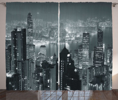 Mimari Perde Hong Kong'da Bir Gece
