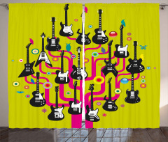 Guitars for Rock Stars Curtain