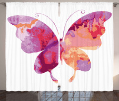 Butterfly with Wings Curtain