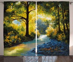 Nature Forest Meadows Curtain
