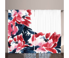Peonies Spring Inspired Curtain