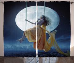 Swing in the Sky Moon Curtain