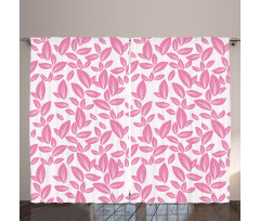 Big Pink Petals Curtain
