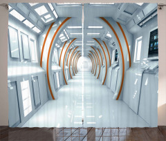 Spaceship Hallway Curtain