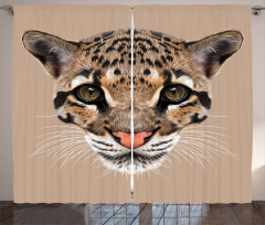 Baby Leopard Wild Curtain