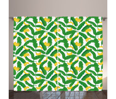 Banana Art Curtain