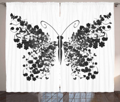 Wings Animal Design Curtain