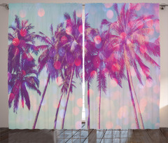 Hawaiian Tropic Palms Curtain