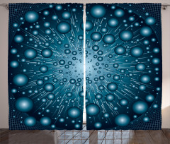Futuristic Galaxy Energy Curtain
