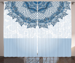 Lace Details Curtain