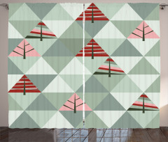 Illustration of Triangles Curtain